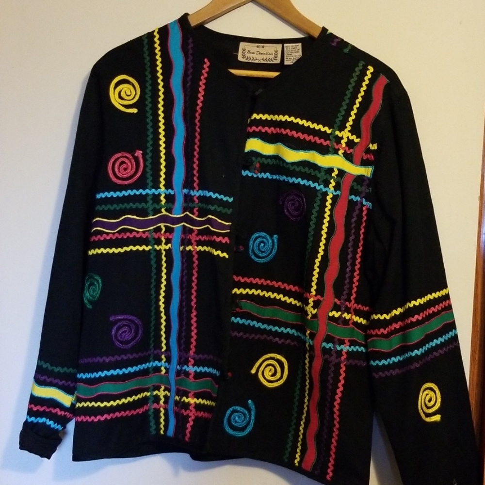 Fun pattern jacket